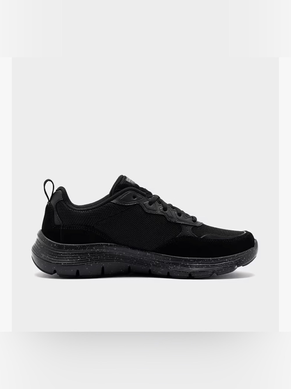 Skechers Flex-Lite  Men's Black Athletic Lace-Up Sneakers 8.5 W NWOB